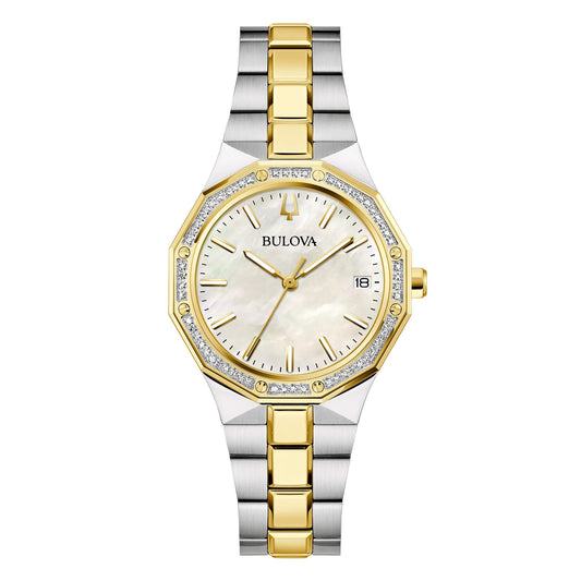Bulova Octagon Lady Diamonds 98R299