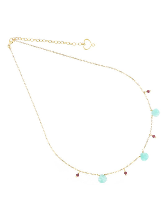 Maman Et Sophie GIROCOLLO GOCCE AMAZZONITE E GRANATO