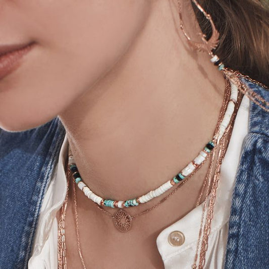 Maman et Sophie GIROCOLLO TURCHESE E BIANCO