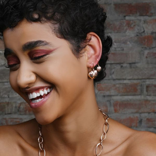 Maman Et Sophie ORECCHINO A MONACHELLA CUORE BORBONICO MEDIO