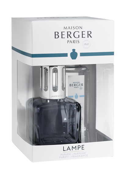 Lampe Berger - Cofanetto GLACON Gris con 250ml Thè Bianco Puretè MB-4711