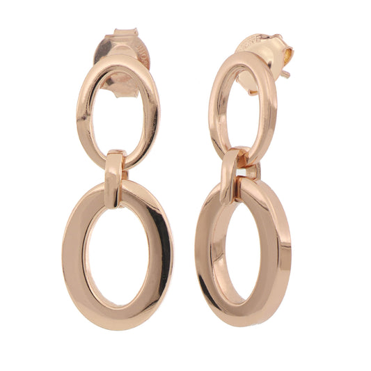 UNOAERRE orecchini in bronzo rosato 1947