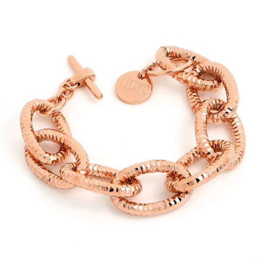 UNOAERRE Bracciale in bronzo rosato 1902