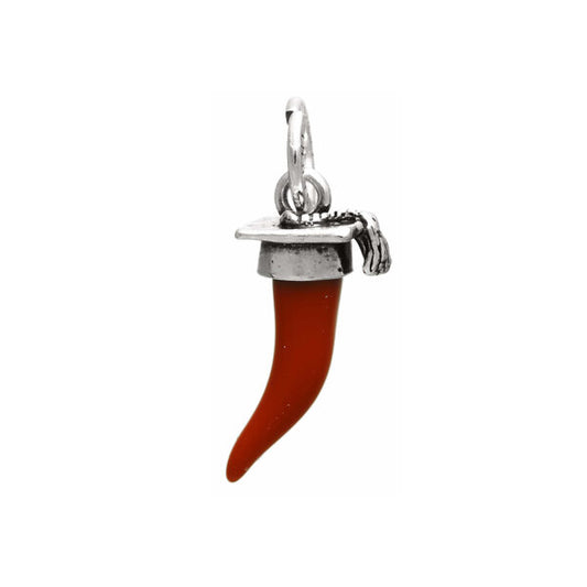 Giovanni Raspini Charm Cornetto Rosso Piccolo Laurea 10991