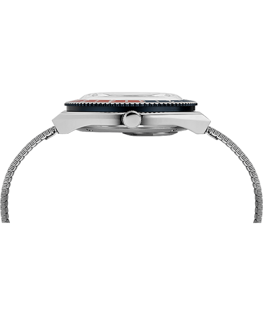 Q Timex Reissue 38mm Stainless Steel Bracelet Watch TW2U618007U