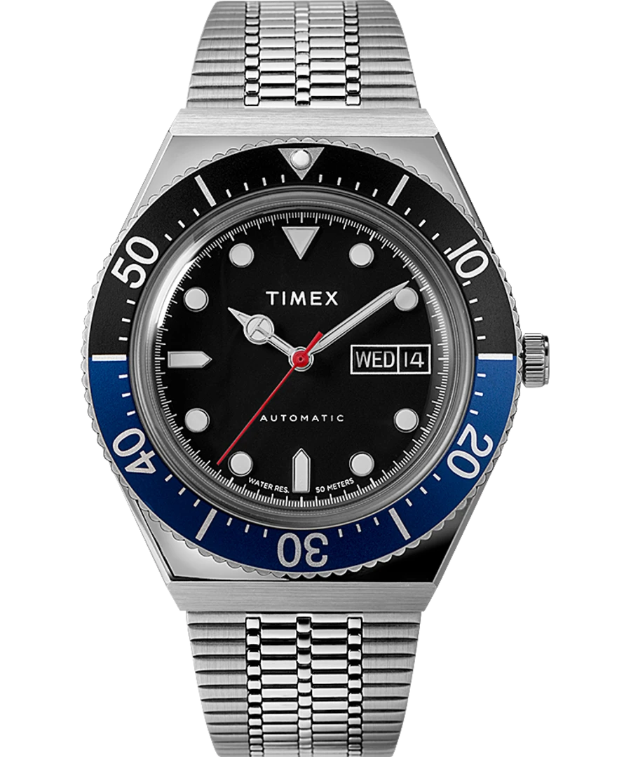 Timex M79 Automatic 40mm Stainless Steel Bracelet WatchTW2U295007U