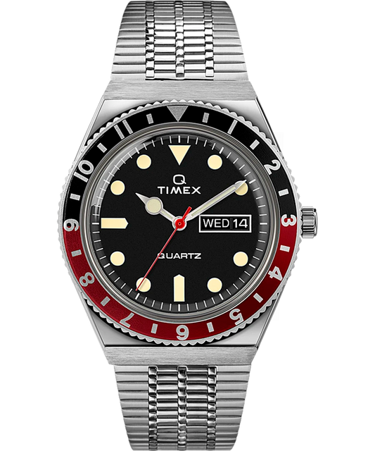 Q Timex Reissue 38mm Stainless Steel Bracelet Watch TW2T807007U