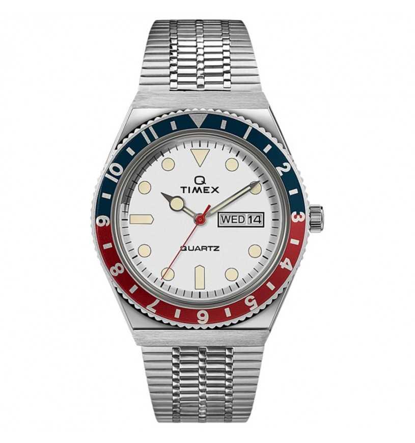 Q Timex Reissue 38mm Stainless Steel Bracelet Watch TW2U612007U